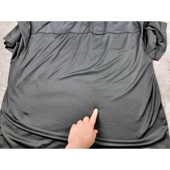 Under Armour Shirt Men's Polo HeatGear Loose‎ Black XL Seminole Maidens - Picture 5 of 11